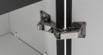 NoraDesign 120 cm badrumsmöbel dubbel mattgrå m/svart handfat