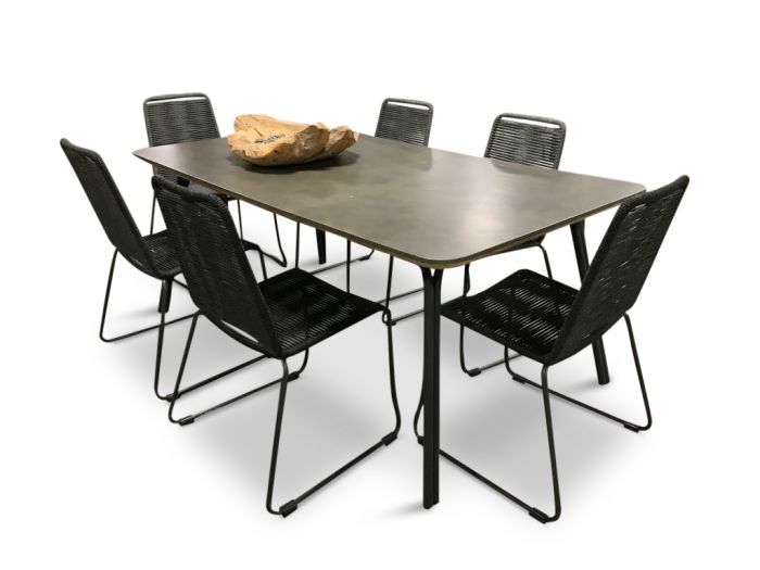 Simi 180 & Elos - Seks stolar och matbord