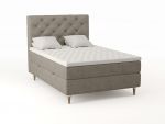 Comfort säng med förvaring 140x200 cm - beige