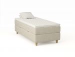 Comfort säng med förvaring 90x200 cm - sand