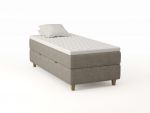 Comfort säng med förvaring 90x200 cm - beige