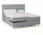 Comfort ställbar säng 180x200 - ljusgrått