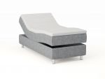 Comfort ställbar säng 90x200 -  lys grå