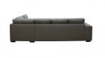 Holmsbu D3A U-soffa med sjeselong - lys grå