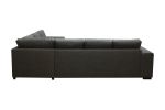 Holmsbu D3A u-soffa med divaner - mörkgrå