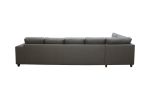 Holmsbu A4D U-soffa med sjeselong - lys grå