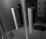 Romeo duschkabin/badkar grå 135x135