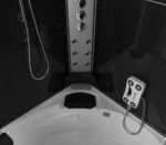 Romeo duschkabin/badkar grå 135x135