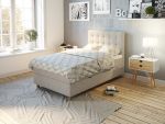 Comfort säng med förvaring 120x200 - sand