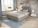 Comfort säng med förvaring 180x200 cm - beige