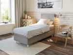 Comfort säng med förvaring 90x200 cm - beige