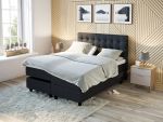 Comfort ställbar säng 160x200 -  antrasitt