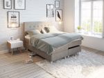 Comfort ställbar säng 160x200 -  beige
