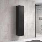 NoraDesign 100 cm badrumsmöbel m/vit handfat och rektangulär spegel