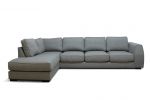 Risör A3 soffa med divan - ljusgrått