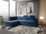 Risør A25 soffa med divan - Blå velur
