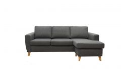Arendal 3D/D3 soffa med schäslong - brun
