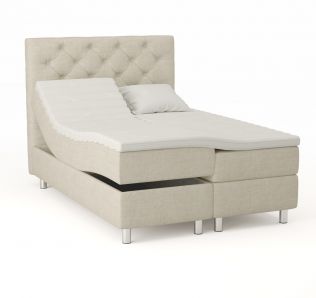 Comfort ställbar säng 140x200 - sand