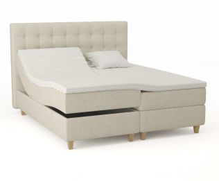 Comfort ställbar säng 180x200 -  sand