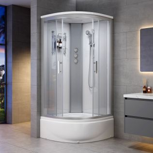 Svanen duschkabin/badkar 9917 grå