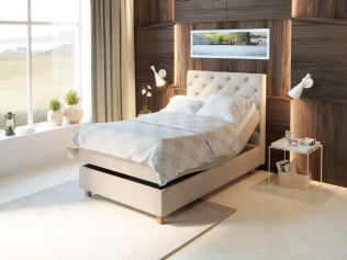 Comfort ställbar säng 120x200 - sand