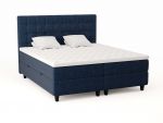Comfort säng med förvaring 180x210 cm - mörkblå