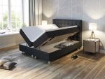 Comfort säng med förvaring 160x200 cm - antracit